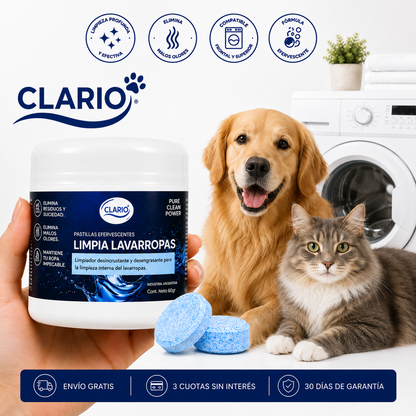 Pastillas CLARIO™ — Limpieza Profunda contra Hongos, Pelos y Humedad
