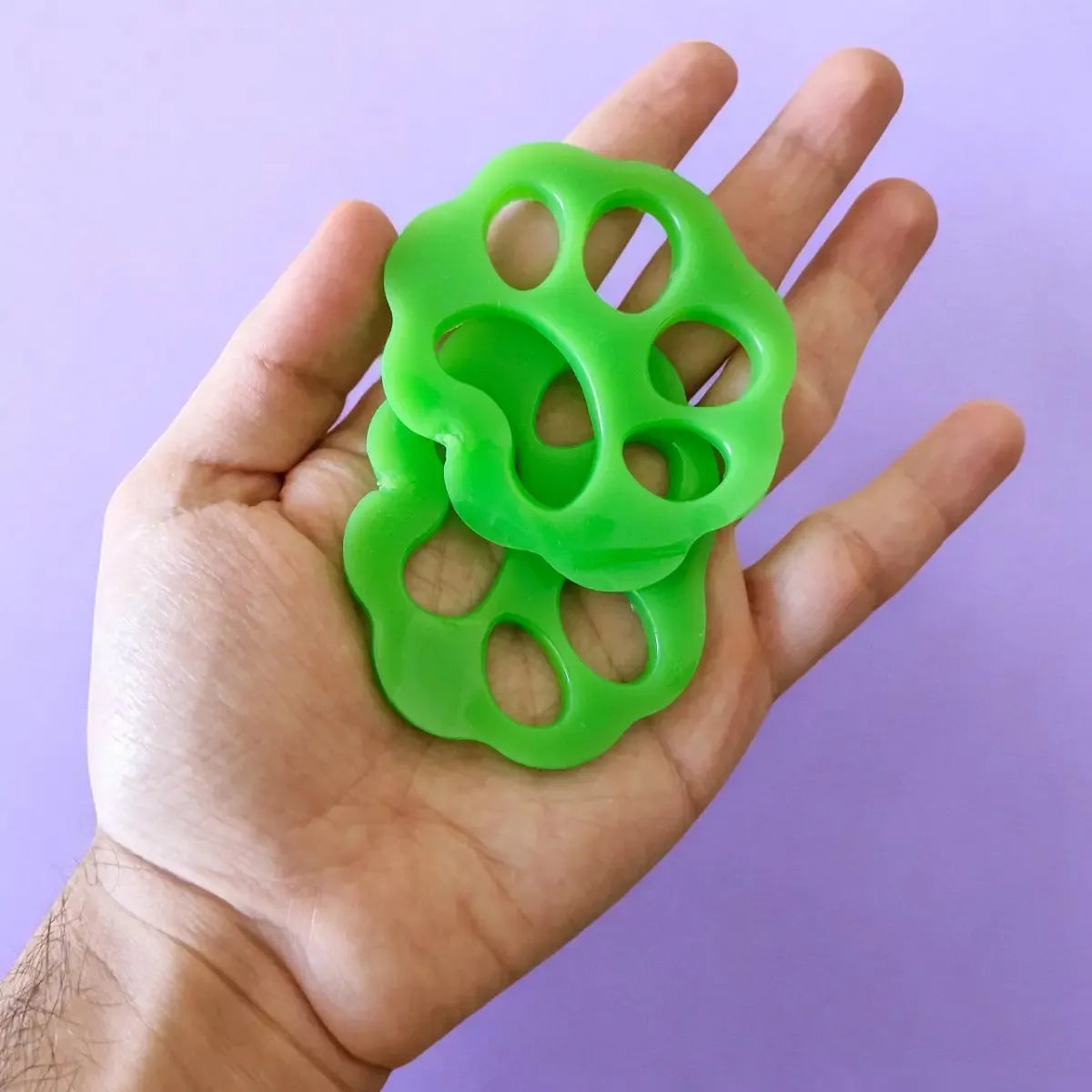 Pack X2 Huellas Quita Pelos Pelusa Lavarropas Mascotas Auto Verde