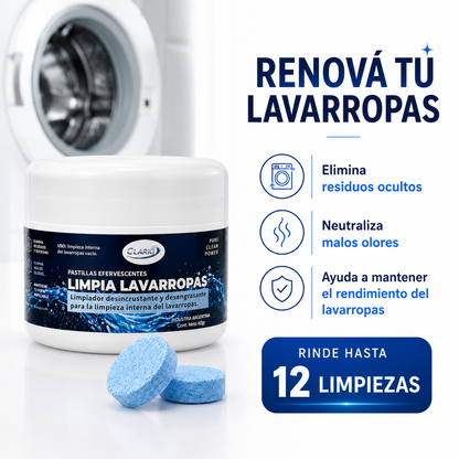 Pastillas CLARIO™ — Limpieza Profunda contra Hongos, Pelos y Humedad